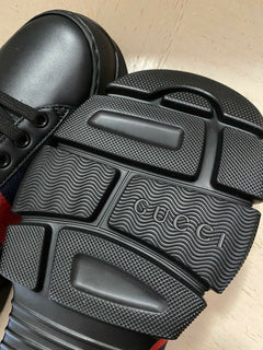 Neue Gucci Herren-Sneakers aus Leder, Schwarz, 8 US (7 UK) 624701