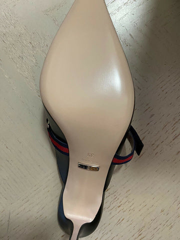 NIB  Gucci Women’s Sandal Shoes Black 9 US ( 39  Eu ) 549617  Italy