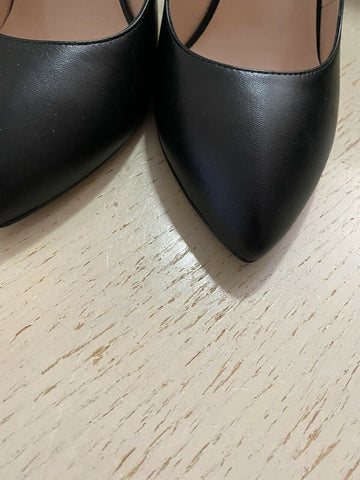 NIB Gucci Damen Sandalenschuhe Schwarz 7,5 US (37,5 Eu) 524645 Italien