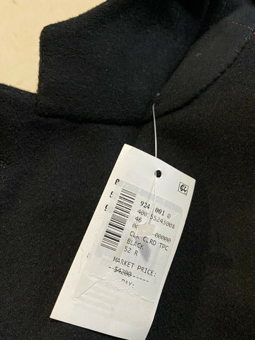 Новое мужское пальто Isaia, черное, размер 42R, США (52R, ЕС), Италия, $4200