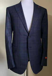 Neu mit Etikett: 3995 $ Isaia Herren-Wolljacken-Blazer 44 US (54R Eu) Italien