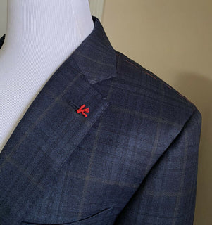 Neu mit Etikett: 3995 $ Isaia Herren-Wolljacken-Blazer 44 US (54R Eu) Italien