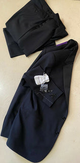 Neu $3295 Ralph Lauren Purple Label Herren-Smokinganzug Schwarz 42R US/52R Eu Italien