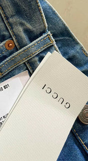 Neu mit Etikett: 1450 $ Gucci Herren-Jeanshose 28 US Italien