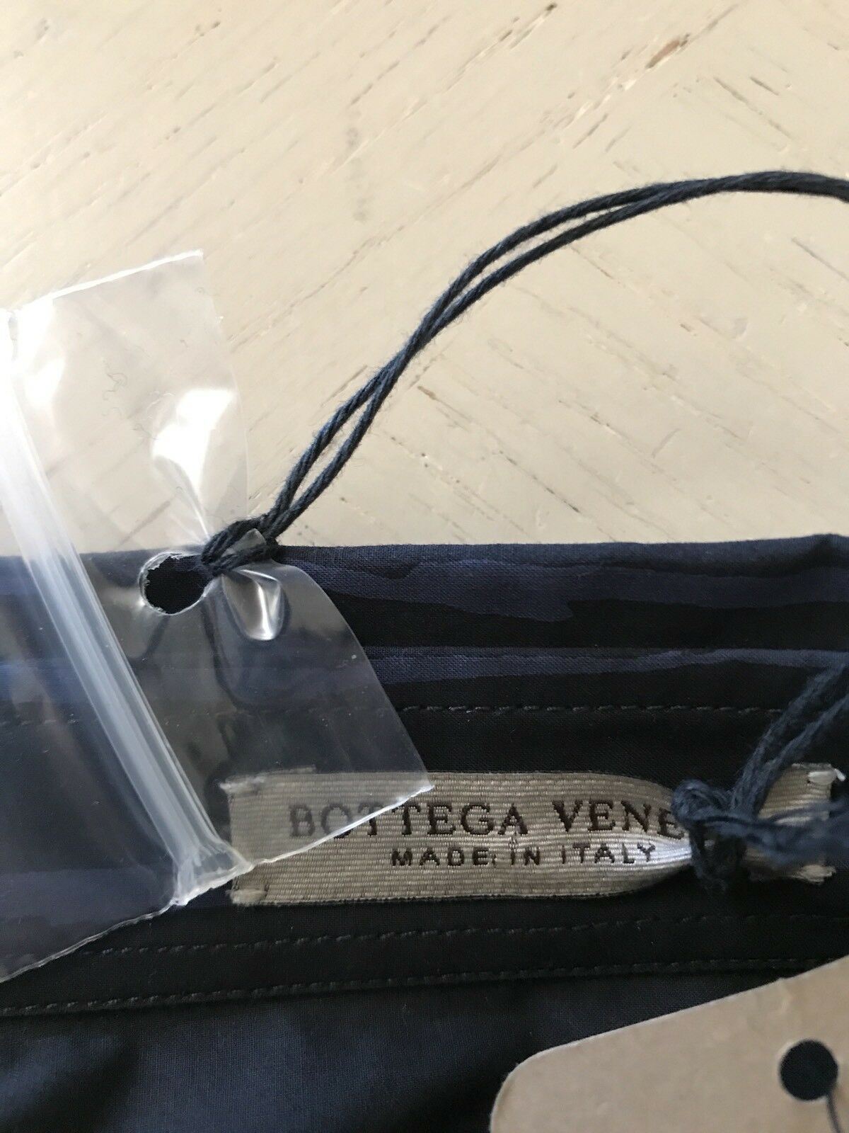 890 $ Bottega Veneta Herrenhemd Blau 41/16 Italien