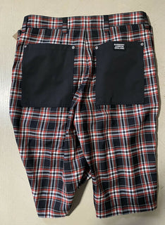 NWT $550 Burberry Men’s Short pants Black/Red Size 36 US ( 52 Eu )