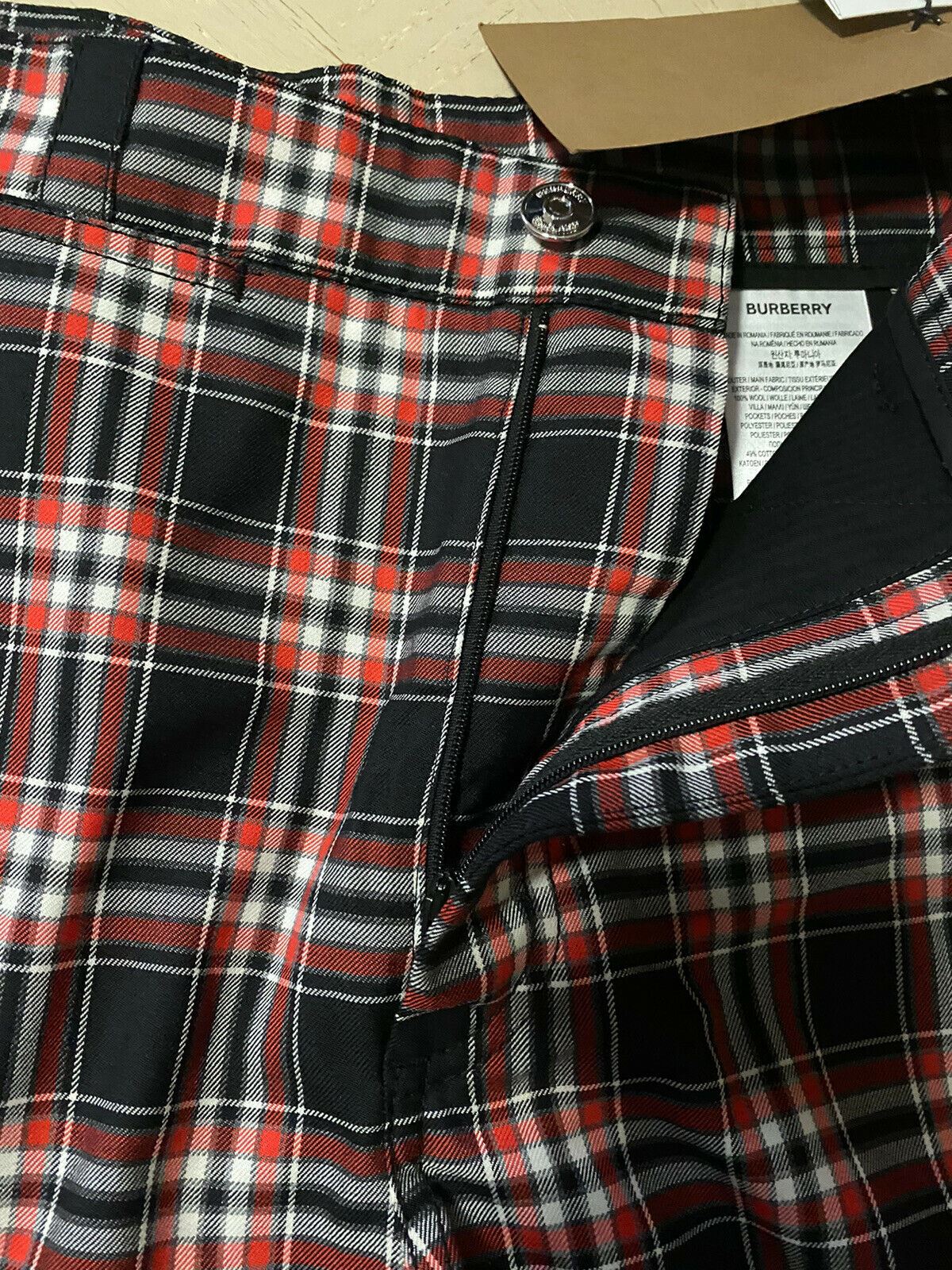 NWT $550 Мужские шорты Burberry Черный/Красный Размер 36 США (52 ЕС)