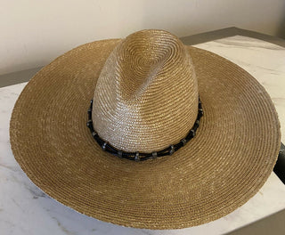 Neu mit Etikett: 995 $ Saint Laurent Herren-Strohhut Beige XL Italien