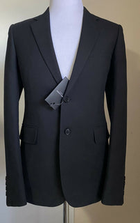 Neuer 2990 $ Saint Laurent Herrenanzug Schwarz 44R US/54R Eu Italien