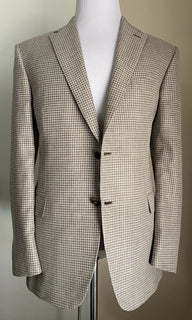 Neu mit Etikett: 4950 $ Brioni Herren-Sportmantel, Blazer, Jacke, LT-Braun, 44R US/54R Eu, Italien