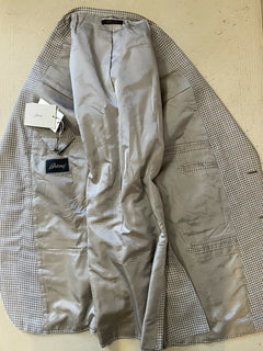 Neu mit Etikett: 4950 $ Brioni Herren-Sportmantel, Blazer, Jacke, LT-Braun, 44R US/54R Eu, Italien