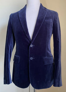 NWT $2495 Ralph Lauren Purple Label Мужской спортивный пиджак Синий 36S США/46S EU Ita