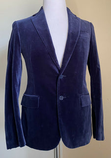 NWT $2495 Ralph Lauren Purple Label Мужской спортивный пиджак Синий 36S США/46S EU Ita