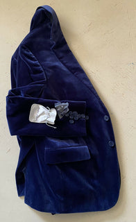 NWT $2495 Ralph Lauren Purple Label Мужской спортивный пиджак Синий 36S США/46S EU Ita