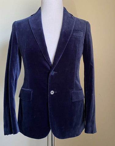 NWT $2495 Ralph Lauren Purple Label Мужской спортивный пиджак Синий 36S США/46S EU Ita