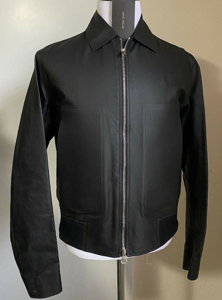 Neu $ 5500 Bottega Veneta Herren Kalbslederjacke Mantel Schwarz 40 US/50 Eu