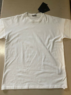 Neu $440 Bottega Veneta Herren Kurzarm-Oversize-T-Shirt Weiß S US/46 Eu