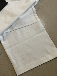 Neu $440 Bottega Veneta Herren Kurzarm-Oversize-T-Shirt Weiß S US/46 Eu