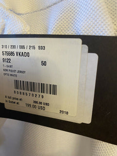 NWT $390 Bottega Veneta Mens Polo Shirt White M US ( 50 Eu ) Italy