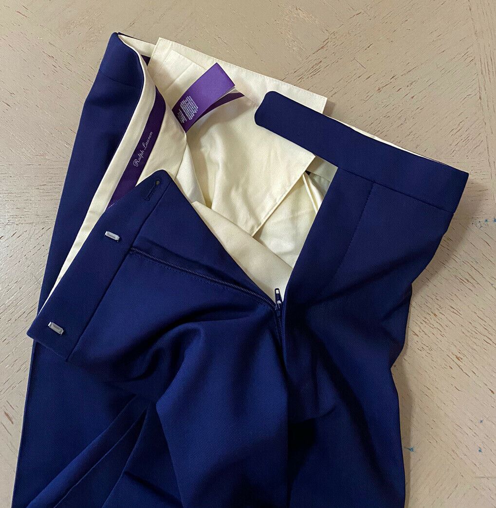 New $3295 Ralph Lauren Purple Label Mens  Suit Blue 42L US/52L Eu Italy
