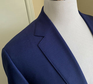 Neu $3295 Ralph Lauren Purple Label Herrenanzug Blau 42L US/52L Eu Italien