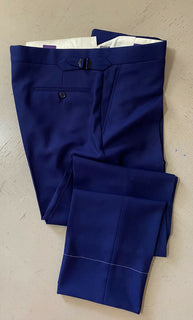 Neu $3295 Ralph Lauren Purple Label Herrenanzug Blau 42L US/52L Eu Italien