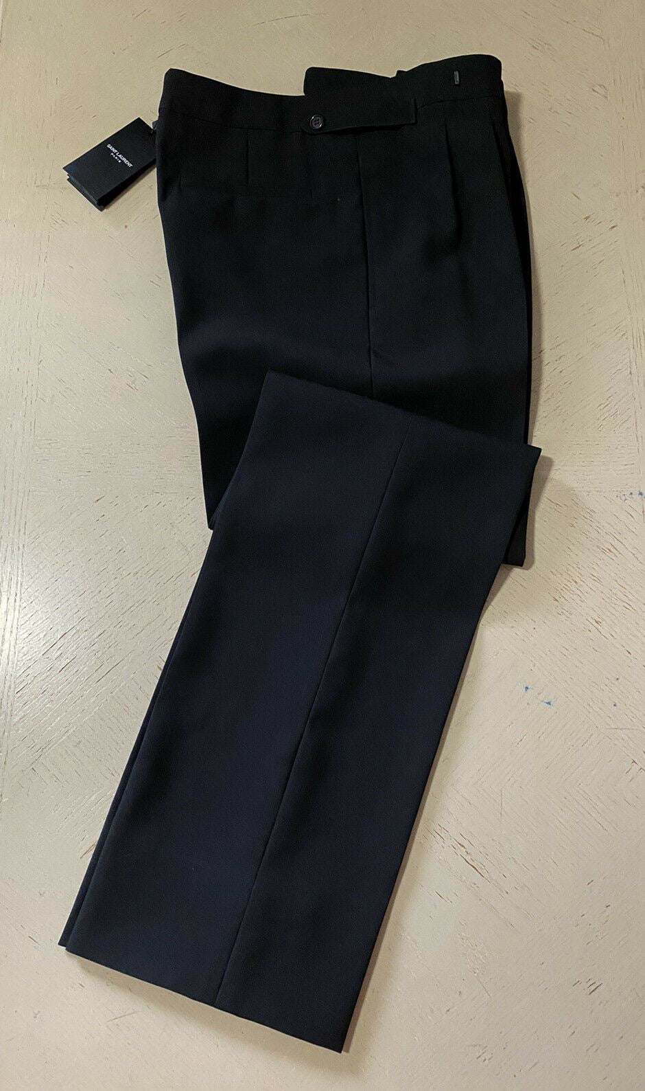 NWT $990 Saint Laurent Men’s Dress Pants Black 32 US ( 48 Eu ) Italy 549701