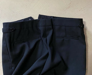 Neu mit Etikett: 990 $ Saint Laurent Herrenanzughose Schwarz 32 US (48 Eu) Italien 549701