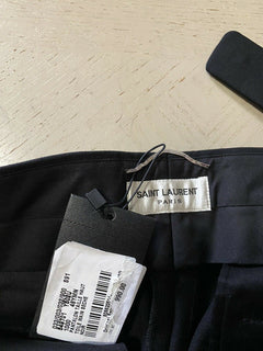 Neu mit Etikett: 990 $ Saint Laurent Herrenanzughose Schwarz 32 US (48 Eu) Italien 549701