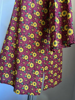 Neues Gucci Sunflower on Mublin Shirt Gelb/Rot Größe XL (52 Eu) Italien