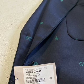 Neuer 4800 $ Gucci Herrenanzug GG Monogram Navy 40R US (50R Eu) Italien