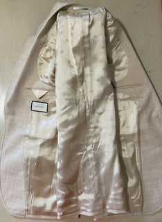 NWT $2400 Gucci Men Operated Wool Sport Coat Jacket Ivory 40R US ( 50R Eu )