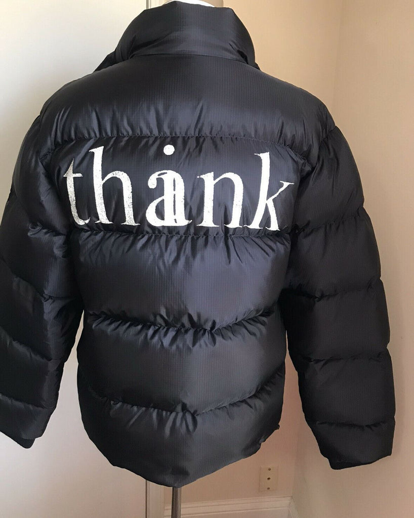 Neue 2400 Gucci Herren Pufferjacke Mantel Schwarz Größe L (50 Eu) Italien