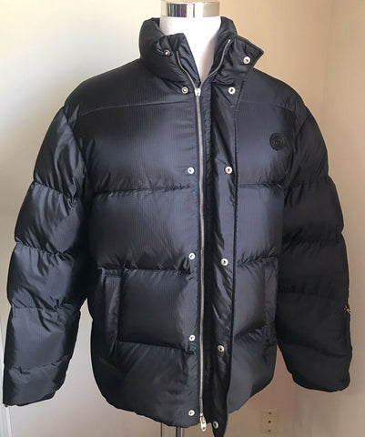 New 2400 Gucci Men Puffer Jacket Coat Black Size L ( 50 Eu ) Italy