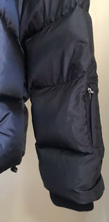 Neue 2400 Gucci Herren Pufferjacke Mantel Schwarz Größe L (50 Eu) Italien