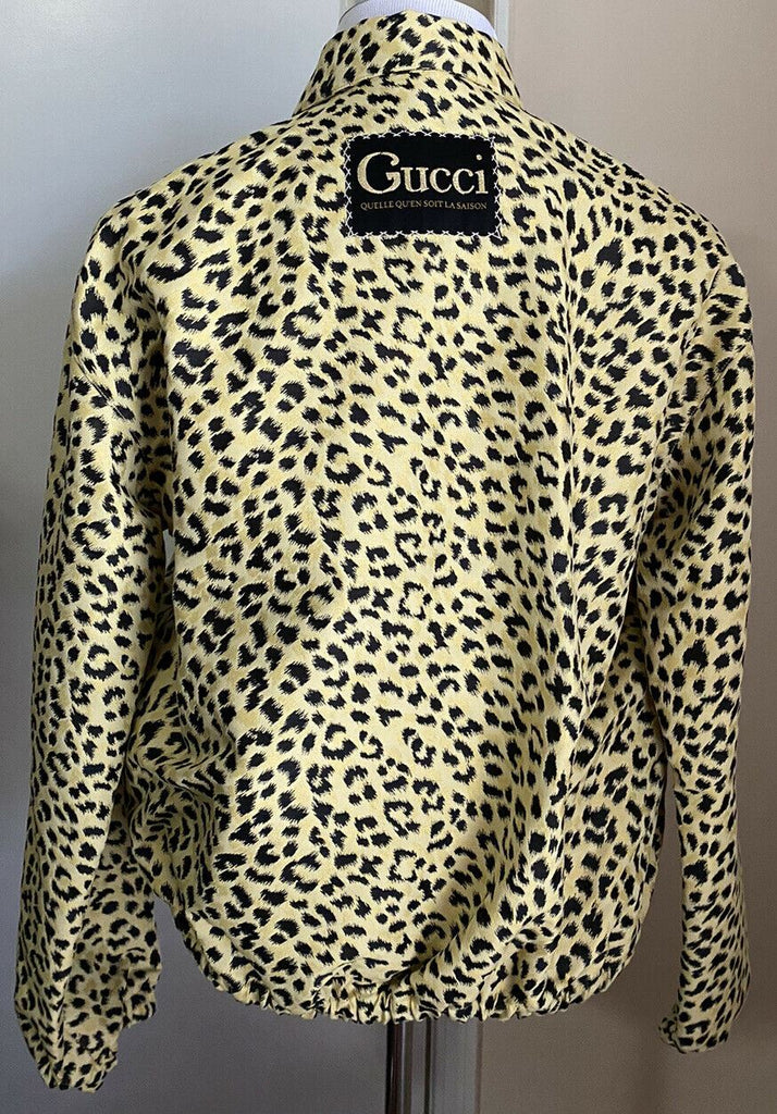 Neu $2890 Gucci Herrenjacke Mantel Beige/Schwarz Größe L