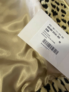 Neu $2890 Gucci Herrenjacke Mantel Beige/Schwarz Größe L