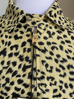 Neu $2890 Gucci Herrenjacke Mantel Beige/Schwarz Größe L