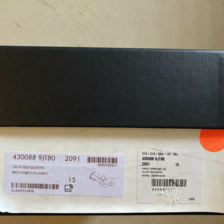 NIB Gucci Herren GG Samt/Leder Loafer Schuhe Braun 16 US (15 UK) Italien