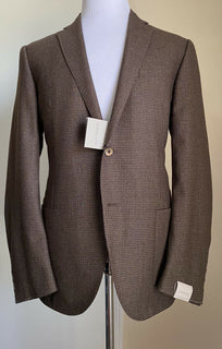 NWT $1740 Corneliani Men’s Sport Coat Jacket Blazer Brown 42R/52R Italy
