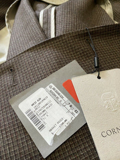 NWT $1740 Corneliani Men’s Sport Coat Jacket Blazer Brown 42R/52R Italy