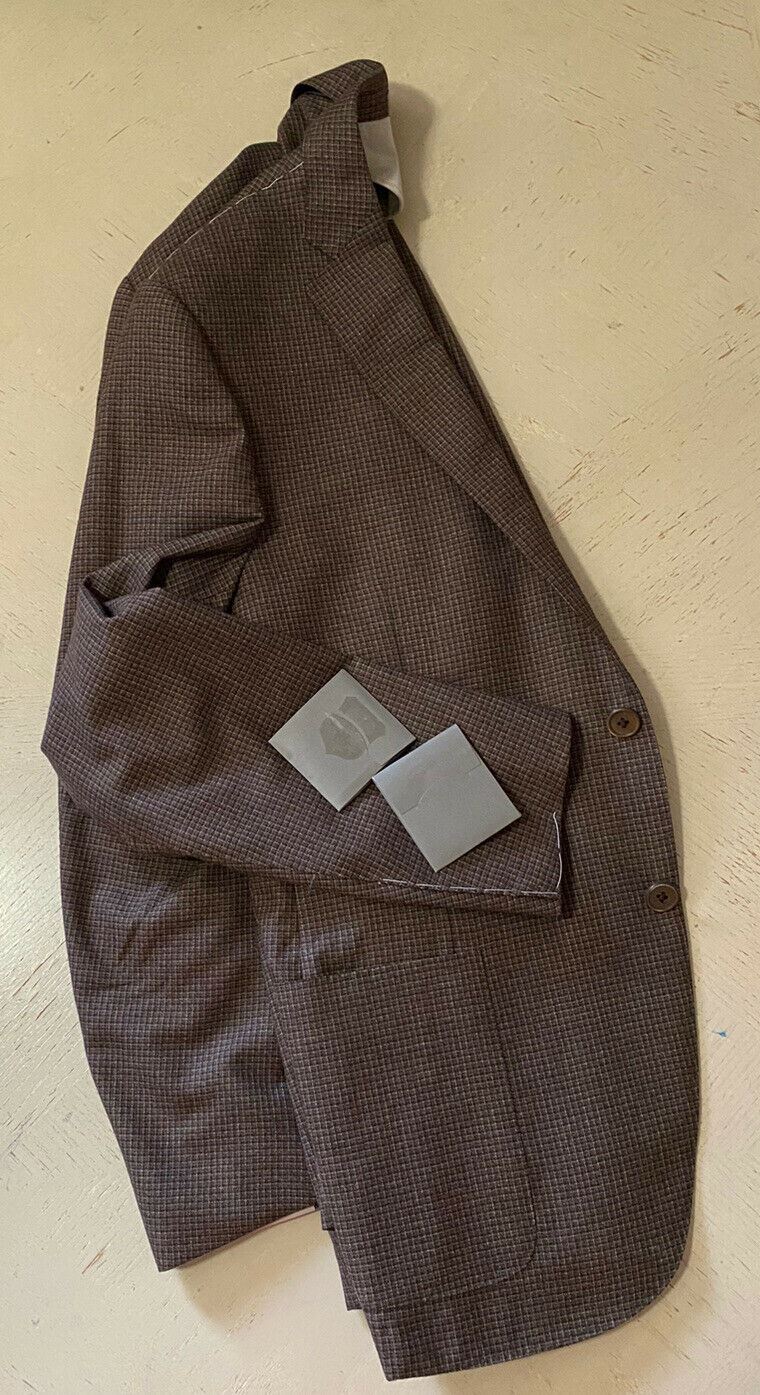 NWT $1740 Corneliani Мужская спортивная куртка Блейзер Коричневый 42R/52R Италия