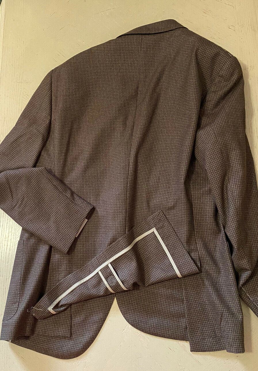 NWT $1740 Corneliani Men’s Sport Coat Jacket Blazer Brown 42R/52R Italy