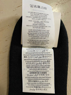 Neu mit Etikett: Gucci-Baumwollsocken mit Gucci-Monogramm, Schwarz, Größe M, Italien