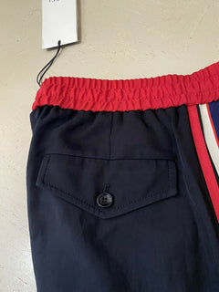 Neue 1490 $ Gucci Herren Jegging Triacetate Hose Schwarz 34 US (50 Eu) Hergestellt in Italien