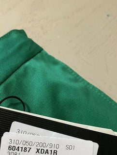 Neu mit Etikett: 1200 $ Gucci Herren Baumwolldrillhose Grün 32 US (48 Eu) Italien