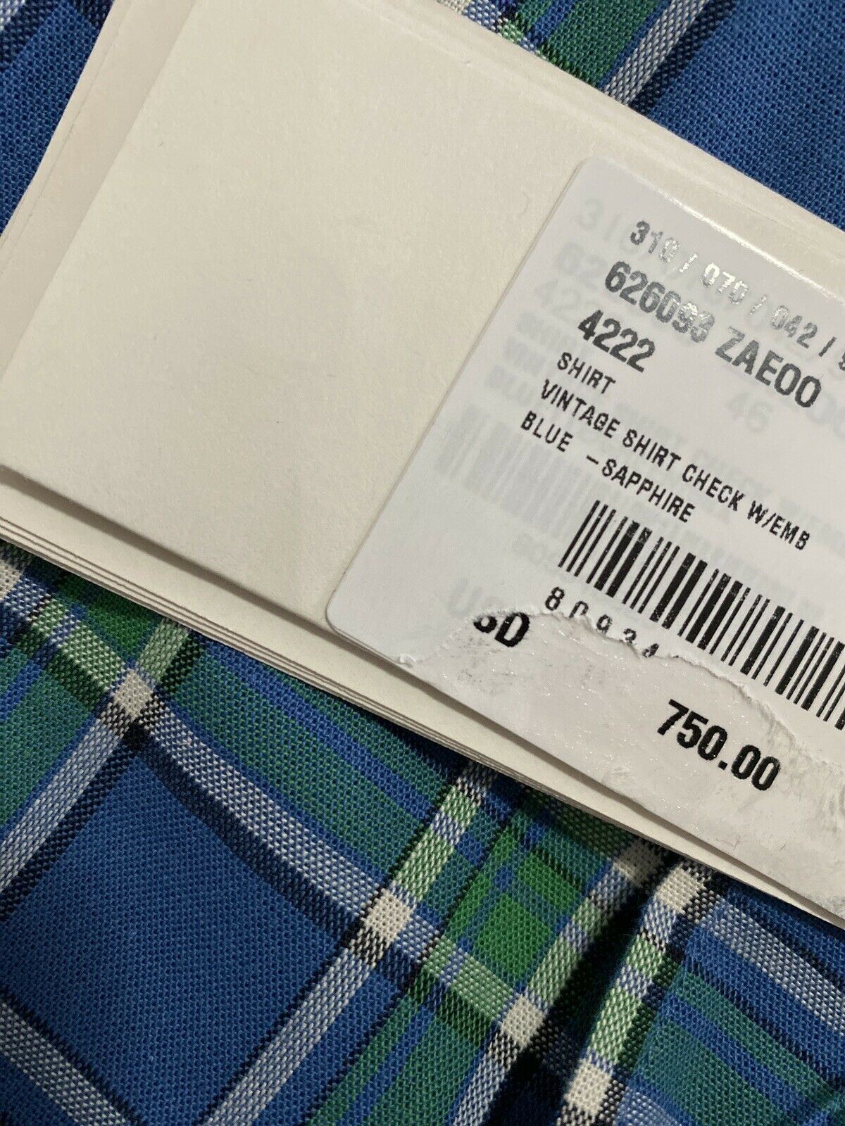 Neues Gucci Herren-Kurzarmhemd für 750 $, Blau, Größe XL, Italien