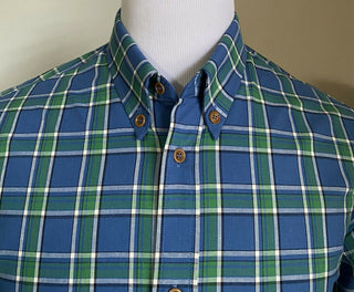 Neues Gucci Herren-Kurzarmhemd für 750 $, Blau, Größe XL, Italien
