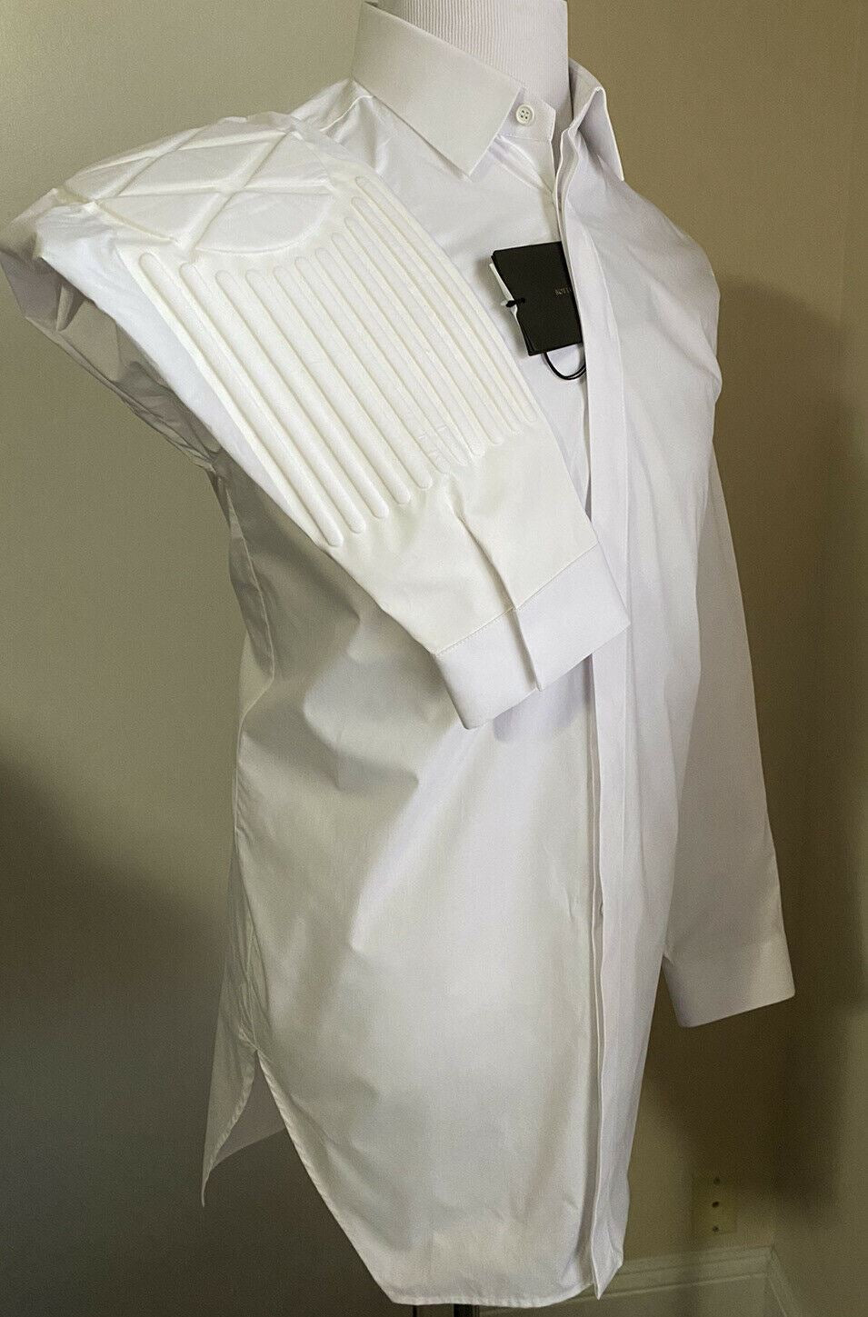 NWT $890 Bottega Veneta Mens Dress Shirt White 41/16 Italy