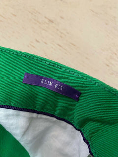 Neu mit Etikett: 495 $ Ralph Lauren Purple Label Herren Thompson Slim Jeans Hose Grün 34